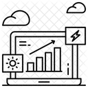 Monitoramento De Energia Energia Tecnologia Ícone