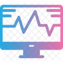 Monitoramento Do Sistema Analise Grafico Ícone