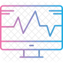 Monitoramento Do Sistema Analise Grafico Ícone