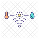 Monitoramento meteorológico em tempo real  Ícone