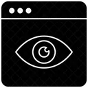Monitoramento Web Cyber Eye On Line Monitoramento Cibernetico Ícone