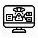 Monitoreo Riesgo Analista Icono