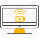 Monitoreo Antirrobo Vigilancia Icono