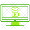 Monitoreo Antirrobo Vigilancia Icono