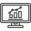 Monitoreo Monitor Analisis De Datos Icono