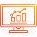 Monitoreo Monitor Analisis De Datos Icono