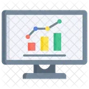 Monitoreo Monitor Analisis De Datos Icon