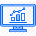 Monitoreo Monitor Analisis De Datos Icono