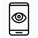 Monitoreo Vigilancia Vista Movil Icono