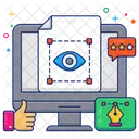 Monitoreo De Archivos Inspeccion Visualizacion Icono