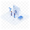 Monitoreo De Contenido Exploracion De Contenido Analisis De Contenido Icono