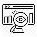 Monitoreo Observacion Y Analisis De Datos Icono