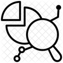 Monitoreo De Datos Analisis De Datos Busqueda De Datos Icono