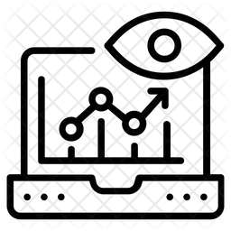 Monitoreo de datos  Icono