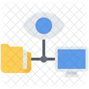 Monitoreo de datos  Icono