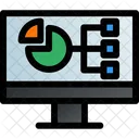 Monitoreo de datos  Icono