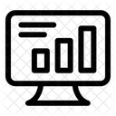 Diagrama De Barras De Datos De Seguimiento Icono