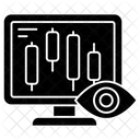 Monitoreo De Datos Visualizacion De Graficos Analisis De Datos Icon