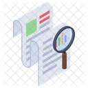 Analisis De Datos Monitoreo De Datos Verificacion De Documentos Icon