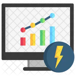 Monitoreo de energía  Icono