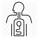 Icono De Monitorizacion De Organos Escaneo Interno Icono De Organo Vital Icono