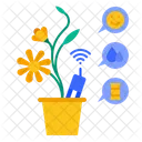 Monitoreo de plantas  Icono