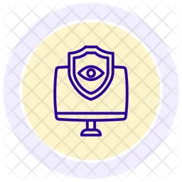 Monitoreo de seguridad  Icono