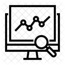 Monitoreo De Trafico Trafico Analisis De Sitios Web Icono