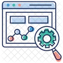 Monitoreo Grafico Sistema De Gestion De Contenidos Gestion De Contenidos Web Icono