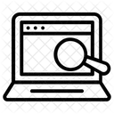 Monitoreo Web Monitoreo Del Sistema Analizador Del Sistema Icono