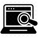 Monitoreo Web Monitoreo Del Sistema Analizador Del Sistema Icono
