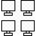 Monitores Pantallas Pantalla Icon