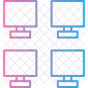 Monitores Pantallas Pantalla Icon