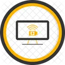 Monitoring Anti Theft Surveillance Icon