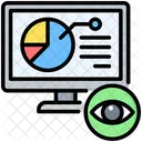 Monitoring Track Computer Icon