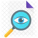 Search Eye Investigation Monitoring Icon