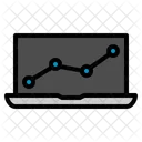 Monitoring Labtop Chart Seo Web Seo Web Icon