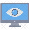 Monitoring Computer View Eye Icon