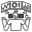 Monitoring Monitor Screen Icon