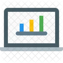 Laptop Graph Business Icon