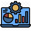 Monitoring Seo Analysis Icon