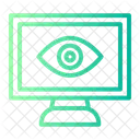 Monitoring Computer Spyware Icon