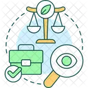 Monitoring Compliance Business Icon
