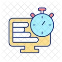 Employee Productivity Time Icon