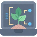 Monitoring Agriculture Analysis Icon