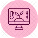 Monitoring Farm Agriculture Icon