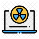 Monitoring Radiation Nuclear Energy Icon