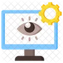 Monitoring Software Spyware Computer Icon