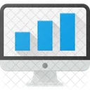 Computer Chart Business Icon