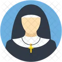 Monja Cristiana Madre Icono